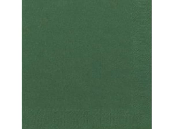 Duni - Servett - Storlek 24 x 24 cm - engångsvara - mörkgrön (paket om 250)