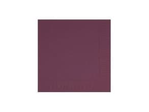 Duni - Servett - Storlek 33 x 33 cm - engångsvara - plommon (paket om 125)