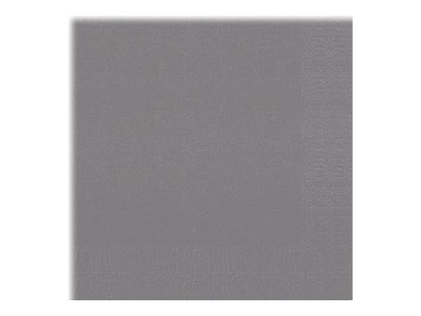 Duni - Serviett - Størrelse 40 x 40 cm - avhendbar - granittgrå (en pakke 125)