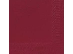 Duni - Serviett - Størrelse 24 x 24 cm - avhendbar - bordeaux (en pakke 250)