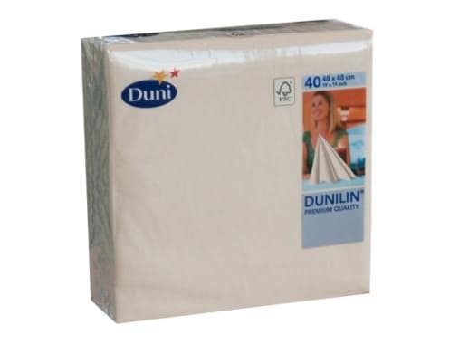 Servetter Dunilin buttermilk 48x48cm 40st/pack - (36 st)