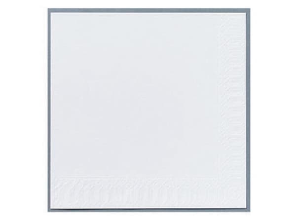 Servett duni finess, 2-lagig, 33 x 33 cm, vit, 300 st