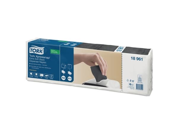 Servett Tork N4 Xpressnap 2-fold 18961 svart (8000 st.)