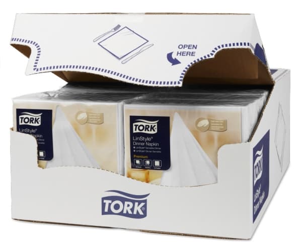 Tork 478711, vit, monokromatisk, 390 mm, 390 mm, 195 mm, 195 mm