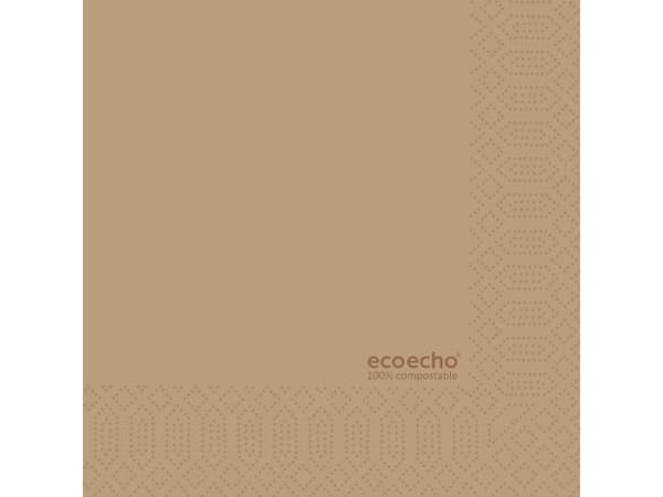 Servett duni ecoecho, 33 x 33 cm, förpackning med 250 st.