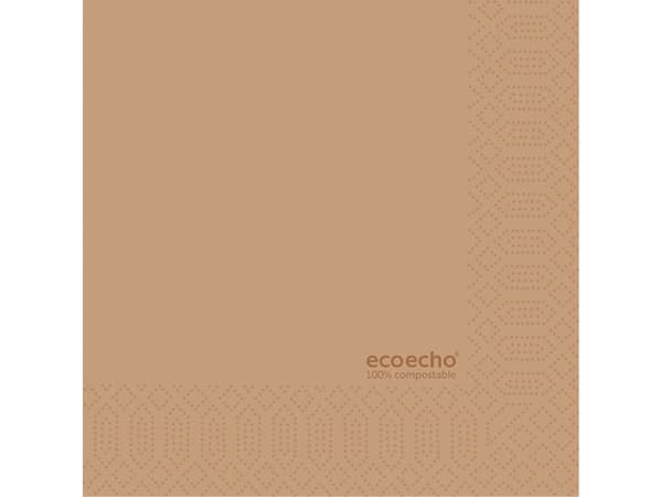 Servett duni ecoecho, 33 x 33 cm, förpackning med 250 st.