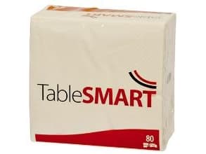 Serviet TableSMART 33x33cm 3-lag hvid,20 pk x 80 stk/krt
