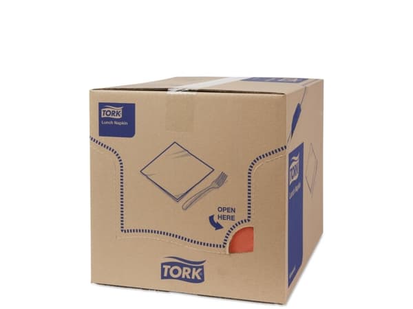 Serviet Tork 33x33 cm 3-lag Terracotta,10 pk x 150 stk/krt