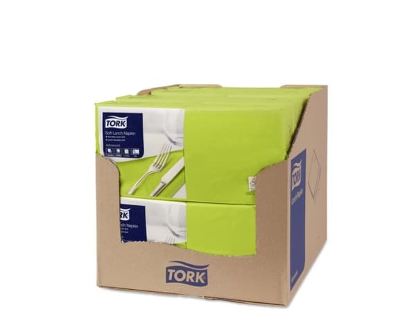 Serviet Tork 33x33 cm 3-lag Lime,150 stk/pk
