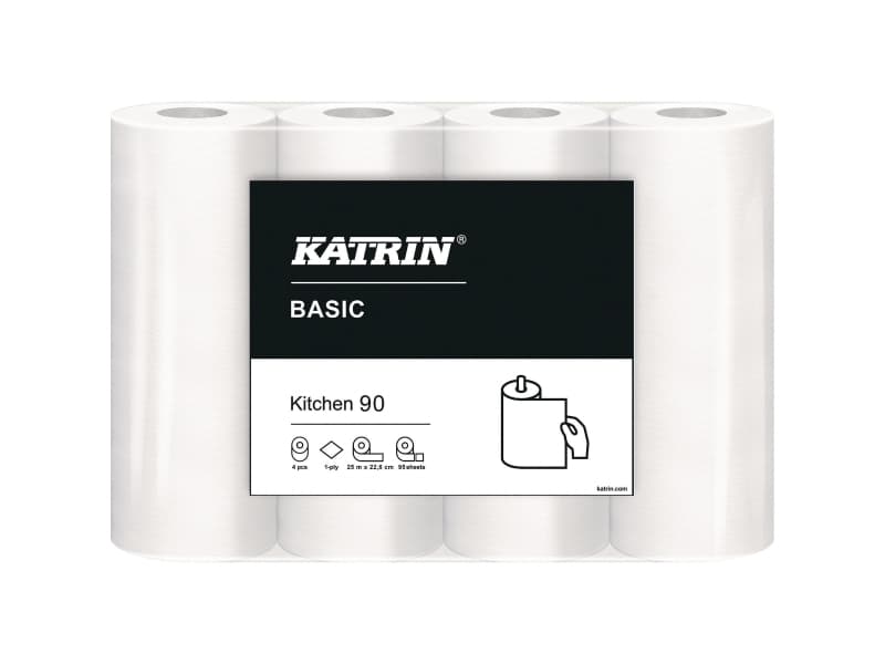 Köksrulle Katrin Basic 234757 Kitchen 90 - (förpackning med 32 rullar)