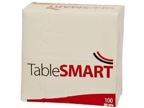 Servett TableSMART 40x40 cm 3-lagig 1/8-fold Vit,100 st/pk
