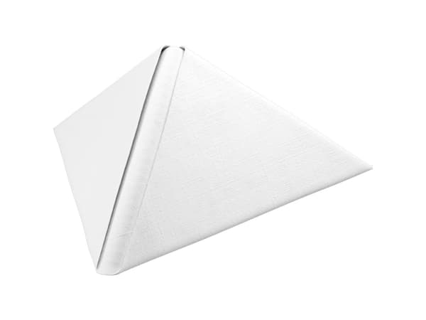 Servetter duni, downilin, 40 x 40 cm, vita, förpackning med 45 stycken.