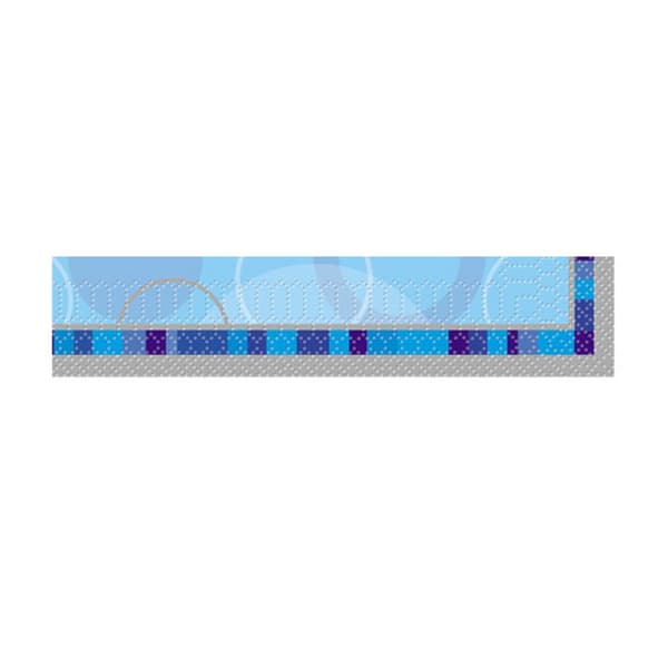 Unique Party Blue Glitz 13th Birthday Party Napkins (Pack Of 16)