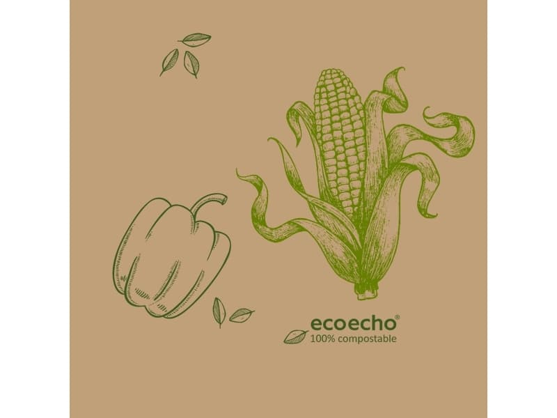 Duni 192120, Brun, Mjukpapper, Bild, 330 mm, 33 cm, Polen