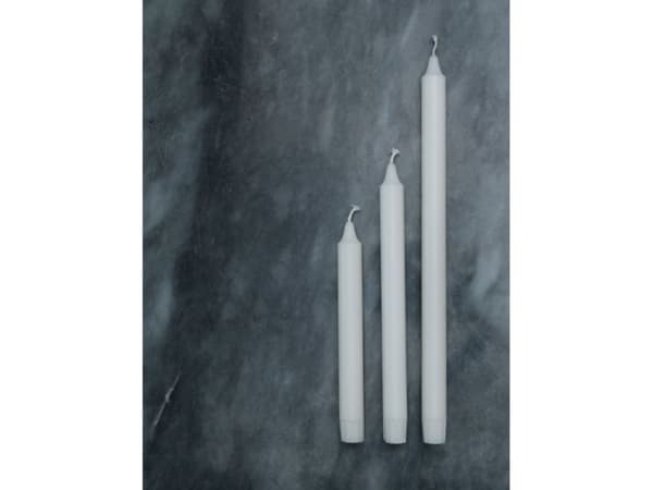 Duni 726, Cylinder, Hvit, 9 timer, 30 stykker