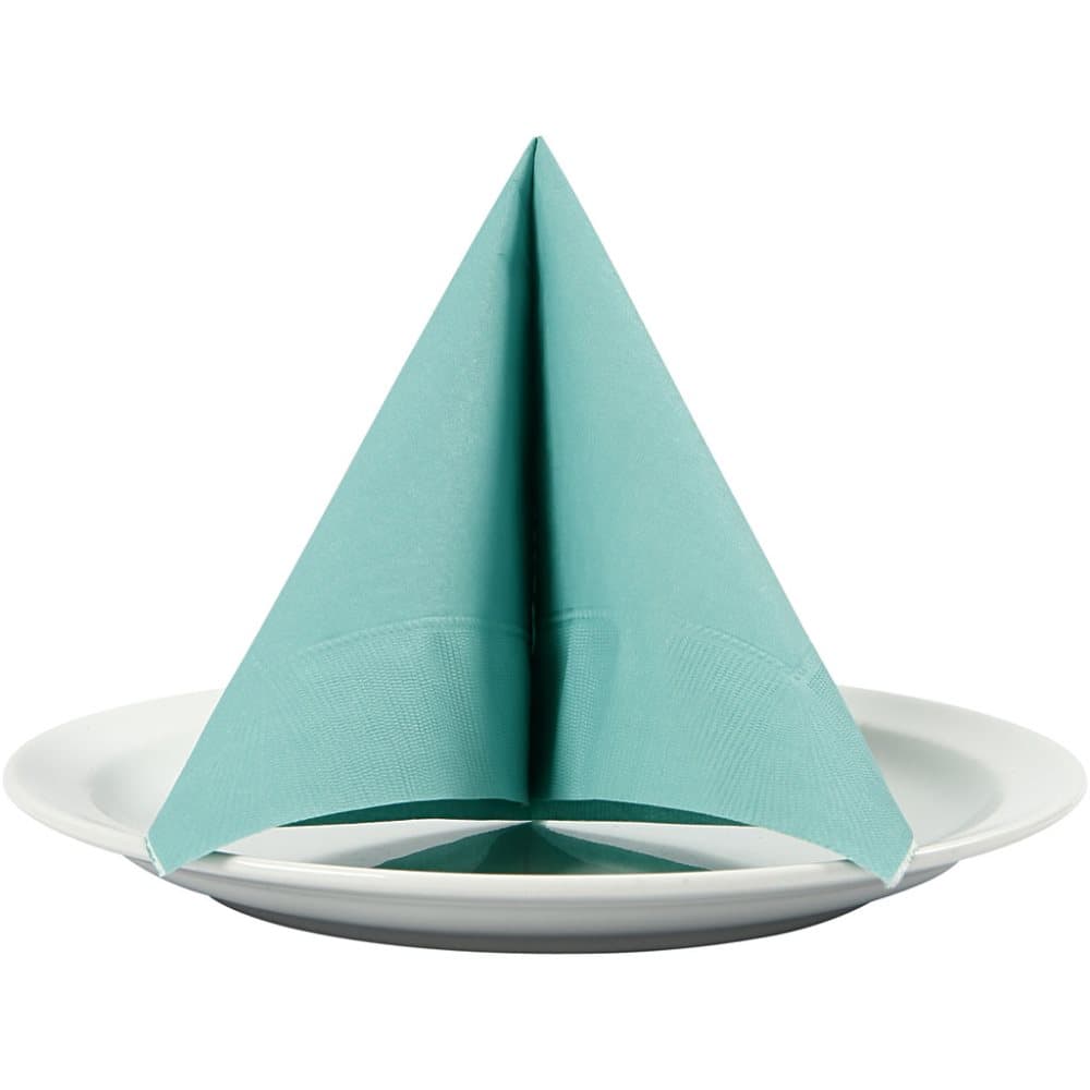 Servetter - stl. 33x33 cm - Ljusturkos - 20 st