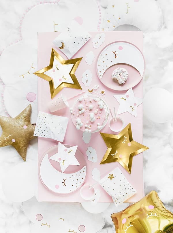 20 servetter med stjärnform - Unicorn Collection