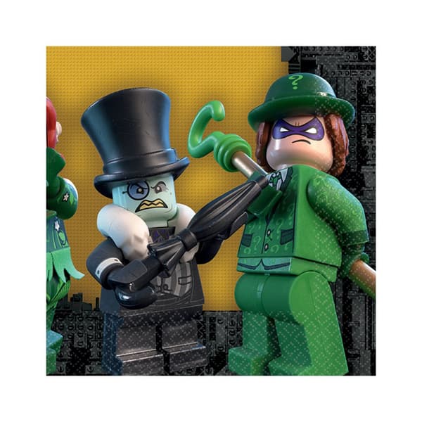 16 kpl The Lego Batman -Elokuva servettiä