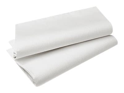 Duni Evolin - Halkskydd - Storlek 110 x 110 cm - engångsvara - vit (paket om 50)