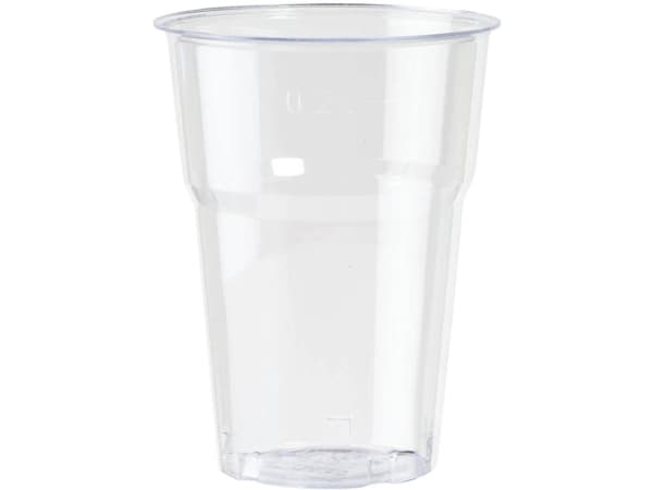 Duni - Glass - 25 cl - avhendbar - gjennomsiktig (en pakke 50)