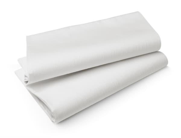 Dug Stikdug Evolin 127x127 cm Hvid,50 stk/krt