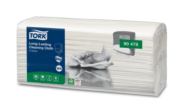Aftørringsklud Tork W4 hvid Alt-i-én 5x90ark pr./karton - (450 ark pr./karton)