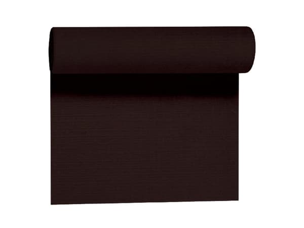 Duni Tête-a-tête - Bordslöpare - Storlek 41 cm x 24 m - engångsvara - svart