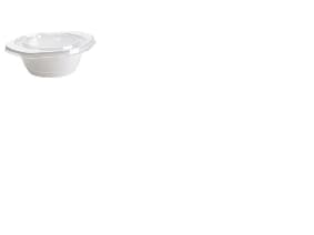 Duni - Soppskål - Storlek 14.9 x 12.2 cm - Höjd 5 cm - 350 ml - engångsvara - vit (paket om 1000)