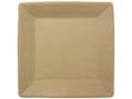 Miniatyrbilde 2 av 2: Tallerken frokost pap 23x23cm brun 50stk/pak
