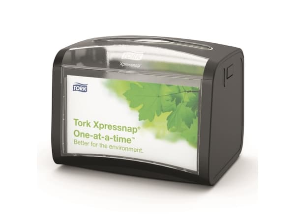 Dispenser Tork XPN Bordmodel Sort til Serviet N4,4 stk/krt