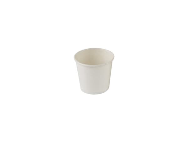 Kaffebæger espresso hvid 4oz Single Wall pap 1000stk/kar