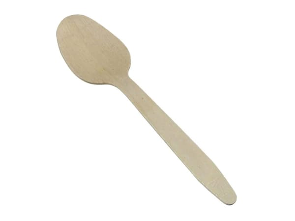 Træbestik ske Nature line 15,5cm 100stk/pak