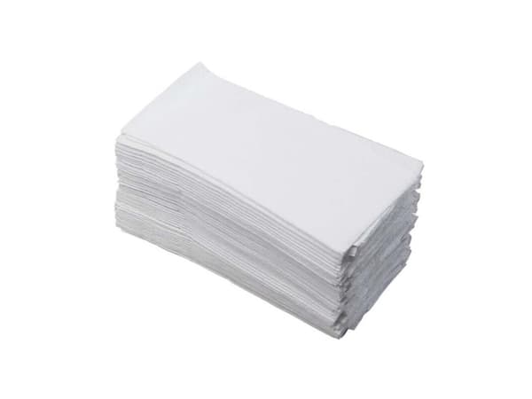 Servett 1 lager 1/8 vikning vit 33x33cm 500 st/pack - (500 st.)