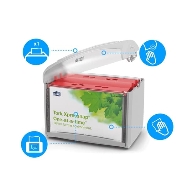 Dispenser TORK N4 Xpressnap S grå