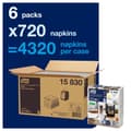 Miniatyrbild 3 av 10: Servett TORK Xpressnap N14 vit 720/fp