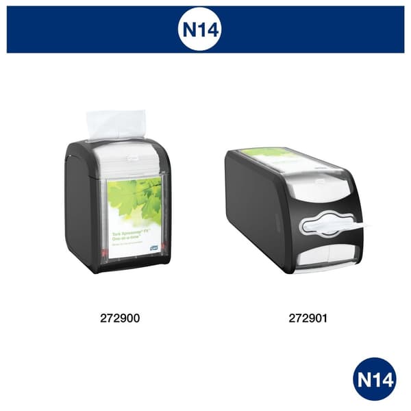 Servett TORK Xpressnap N14 vit 720/fp