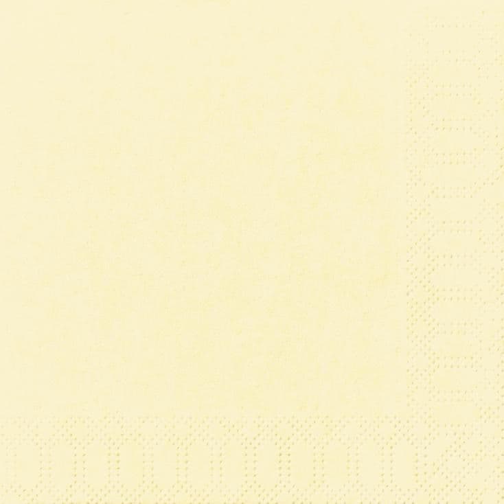 Servett DUNI 1-lags 33x33cm Creme 500/FP