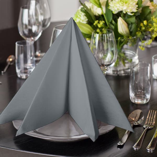 Servett TORK LinStyle grå 39x39cm 50/fp