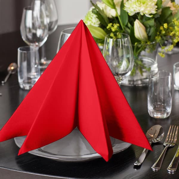 Servett TORK LinStyle röd 39x39cm 50/fp