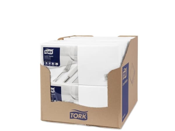 Tork 477149, Valkoinen, Yksivärinen, 320 mm, 320 mm, 16 cm, 16 cm