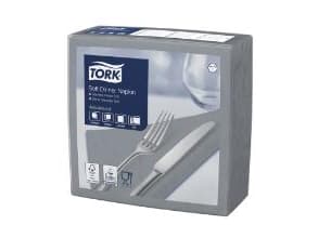 Serviet Tork 40x40 cm 3-lag Grå,100 stk/pk