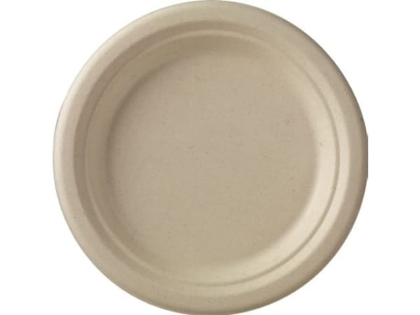 Lautanen 26cm bagasse PFAS vapaa 50kpl/pakkaus - (50 kpl)