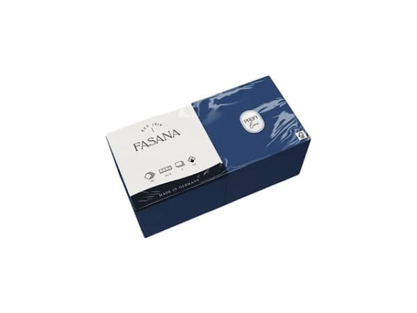 Serviet Fasana 33x33 cm 3-lag Mørkeblå,4 pk x 250 stk/krt