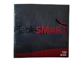 Serviet TableSMART 40x40 cm 3-lag FSC Sort,100 stk/pk