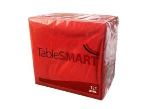 Serviet TableSMART 33x33 cm 3-lag Rød,125 kpl/pk Serviet TableSMART 33x33 cm 3-lag Rød,125 kpl/pk