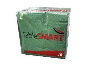 Serviet TableSMART 33x33 cm 3-lag Mørkegrøn,125 stk/pk