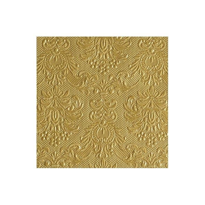 Kaffeservett elegant guld, 15-pack