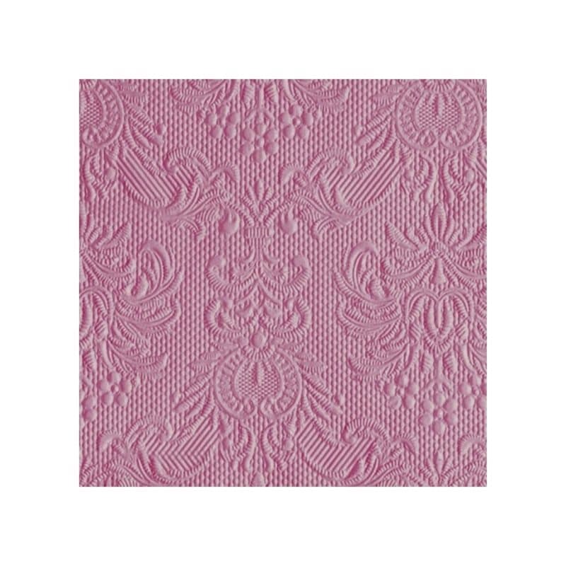 Kaffeservett elegant Gammelrosa, 15-pack