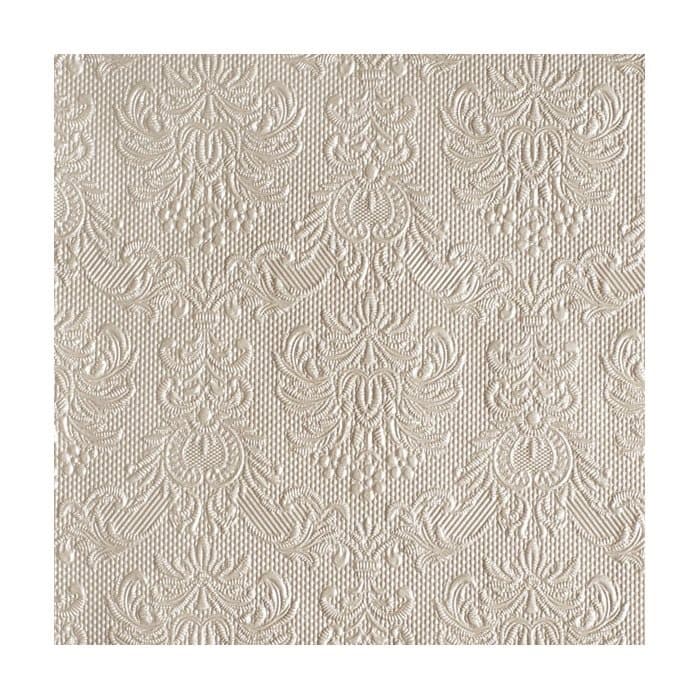 Servett elegant pärltaupe, 15-pack