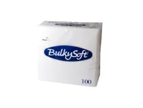 Serviet BulkySoft 38x38 cm 2-lag Hvid,20 pk x 100 stk/krt